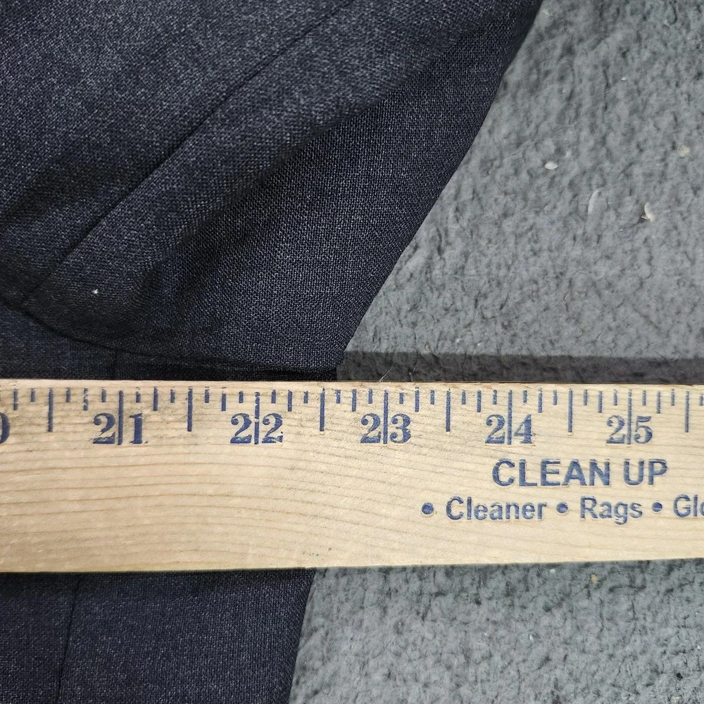 Brooks Brothers Suit Jacket Mens 46 Gray Wool 346 2 Button Blazer Classic Fit